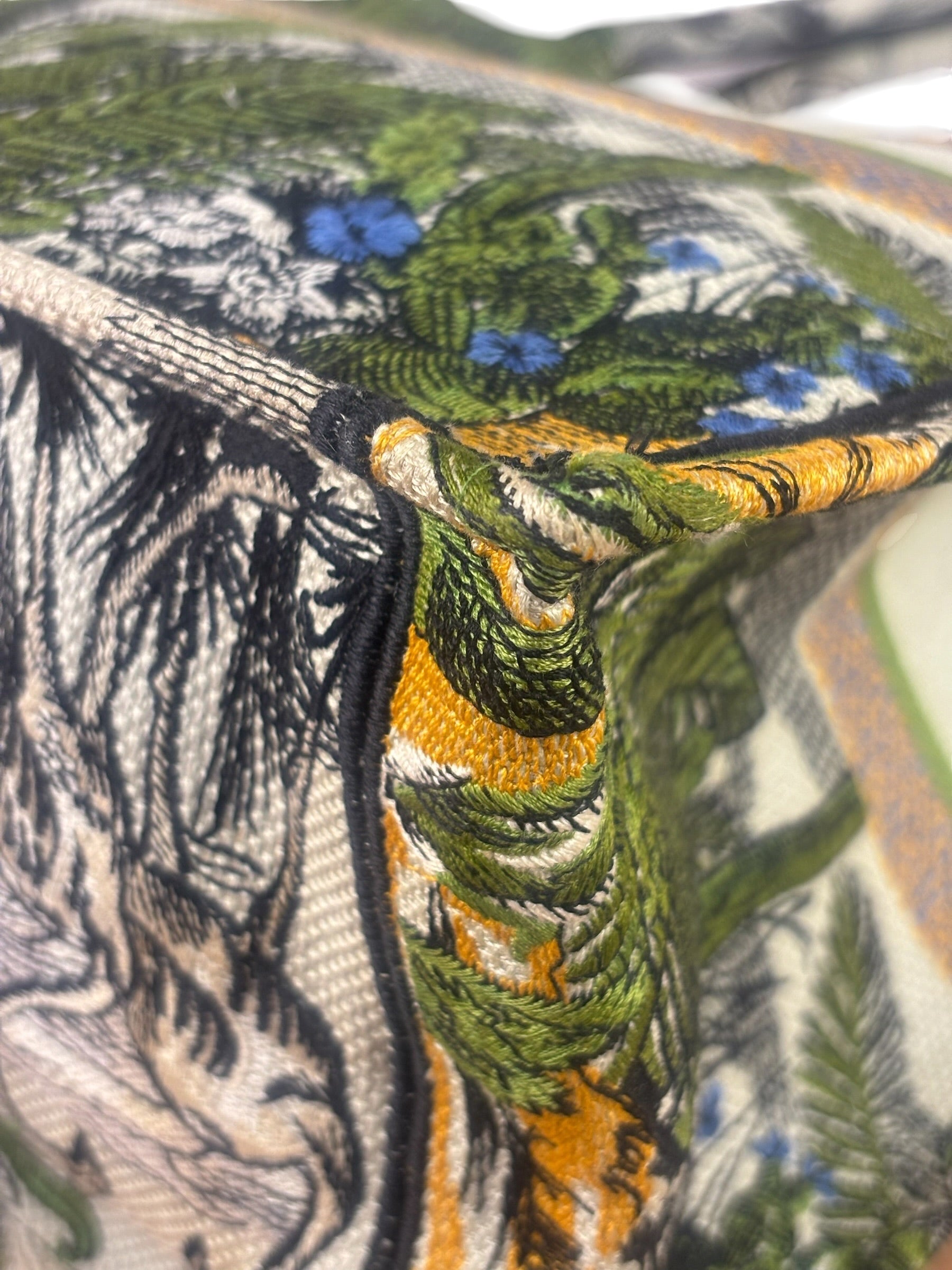 Christian Dior Large Toile De Jour Tropicalia Book Tote