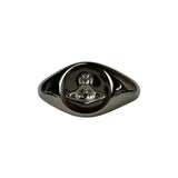 Vivienne Westwood Silver Logo Seal Ring