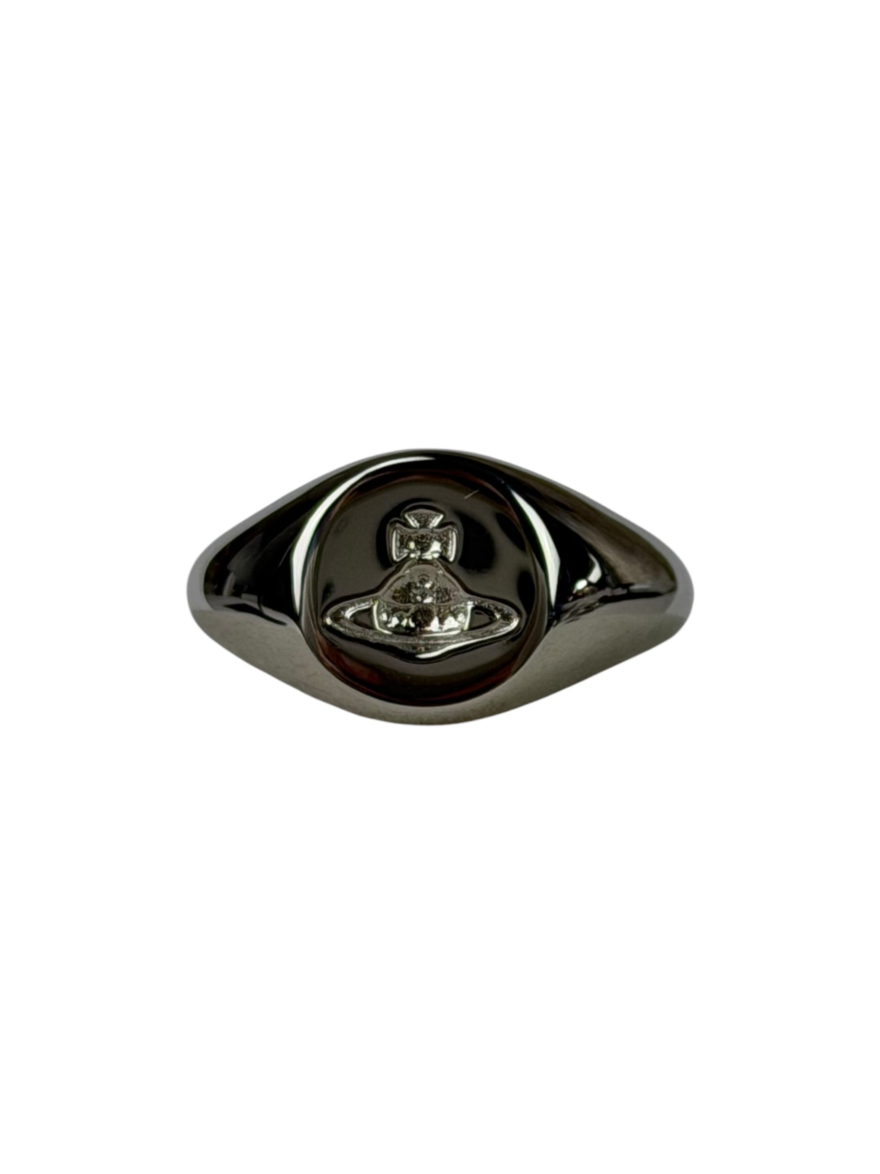 Vivienne Westwood Silver Logo Seal Ring