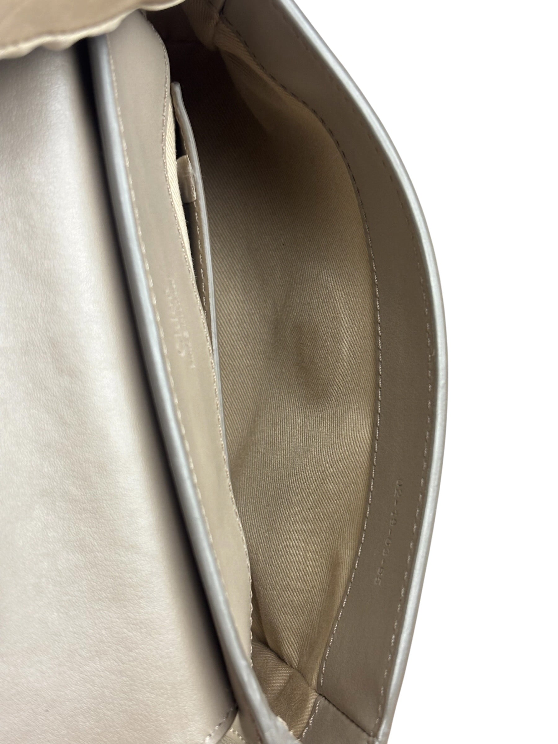 Chloe Beige Leather C Logo Waist Bag