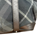 Burberry Vintage Grey Nova Check Shoulder Bag