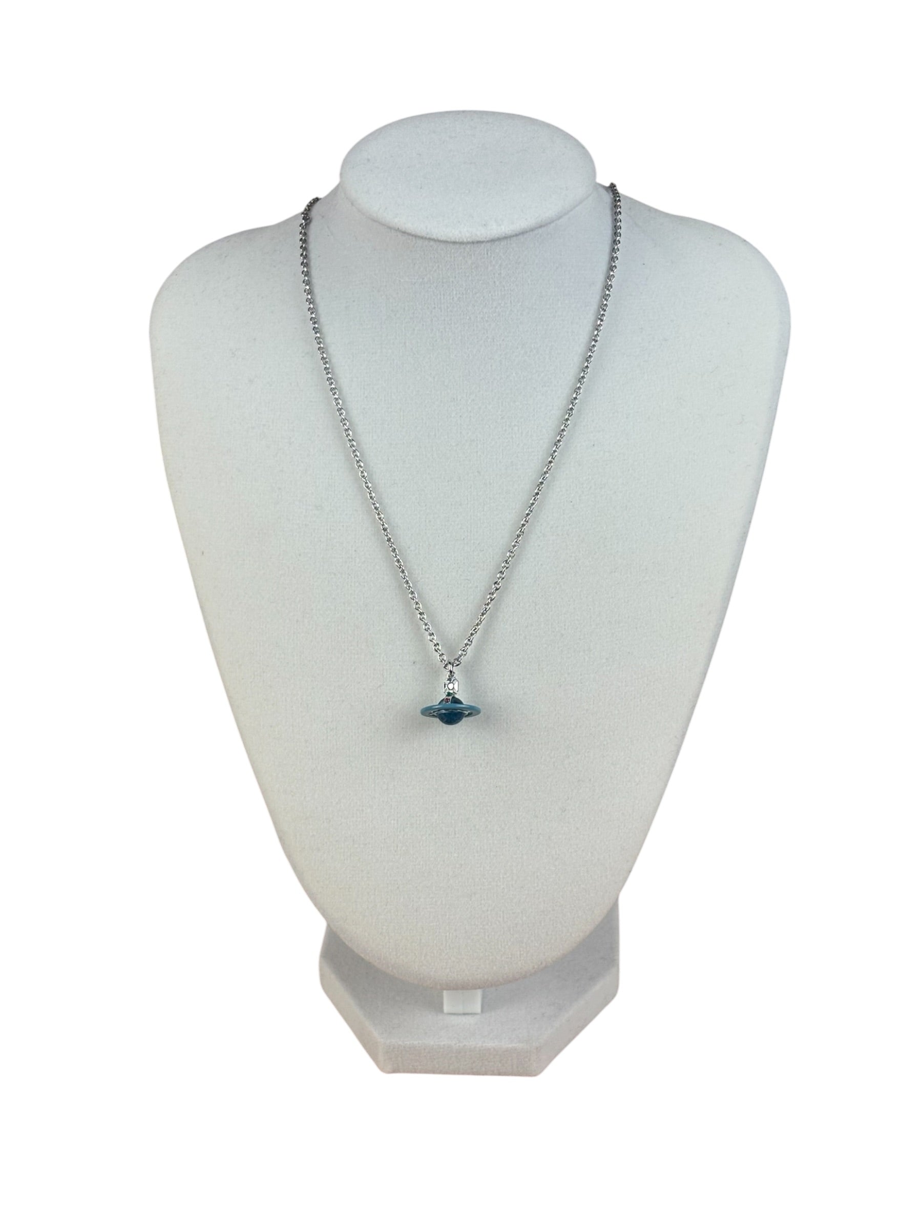 Vivienne Westwood Blue Orb Necklace