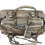 Chloe Vintage Metalic Gold Paddington Handbag