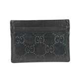 Gucci Black Leather GG Card Holder