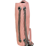 Gucci Pink Leather GG Marmont Shoulder Bag