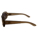 Gucci Translucent Grey Rectangular-Framed Sunglasses