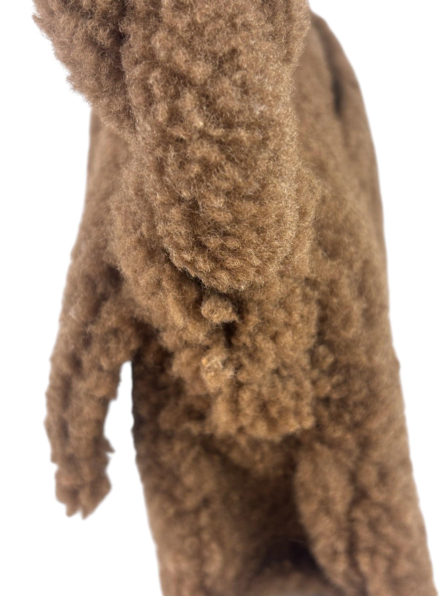 Jacquemus Brown Leather Trim  Le Bambidou Shearling Shoulder Bag