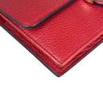 Gucci Red Interlocking G Wallet on Chain