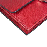 Gucci Red Interlocking G Wallet on Chain