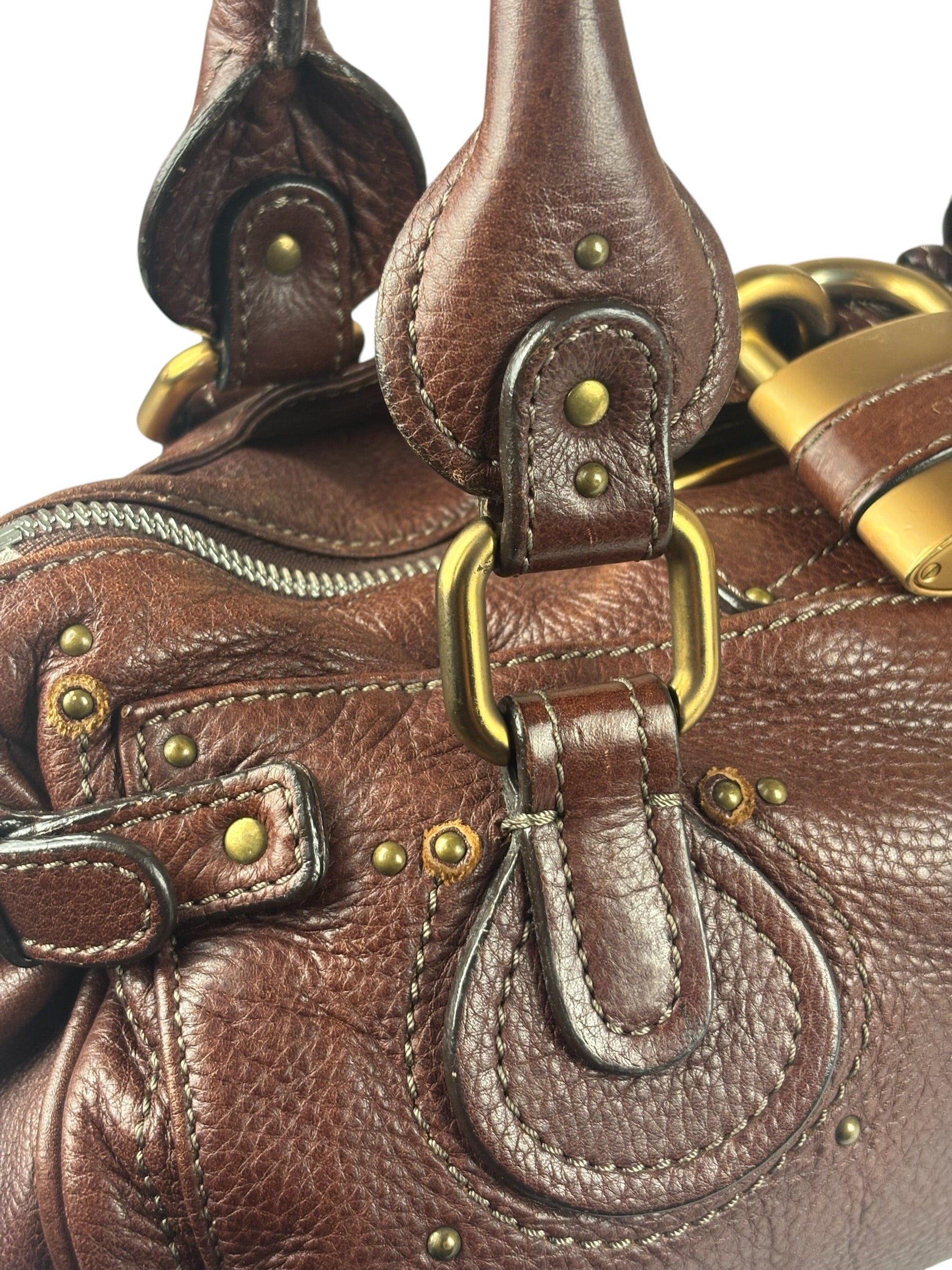 Chloe Paddington Brown Leather Handbag