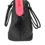 Chanel Black Quilted Calfskin Cambon Ligne Tote 2003