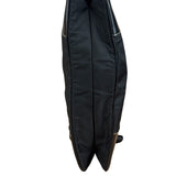 Prada Black Tessuto Nylon Leather Trim Shoulder Bag