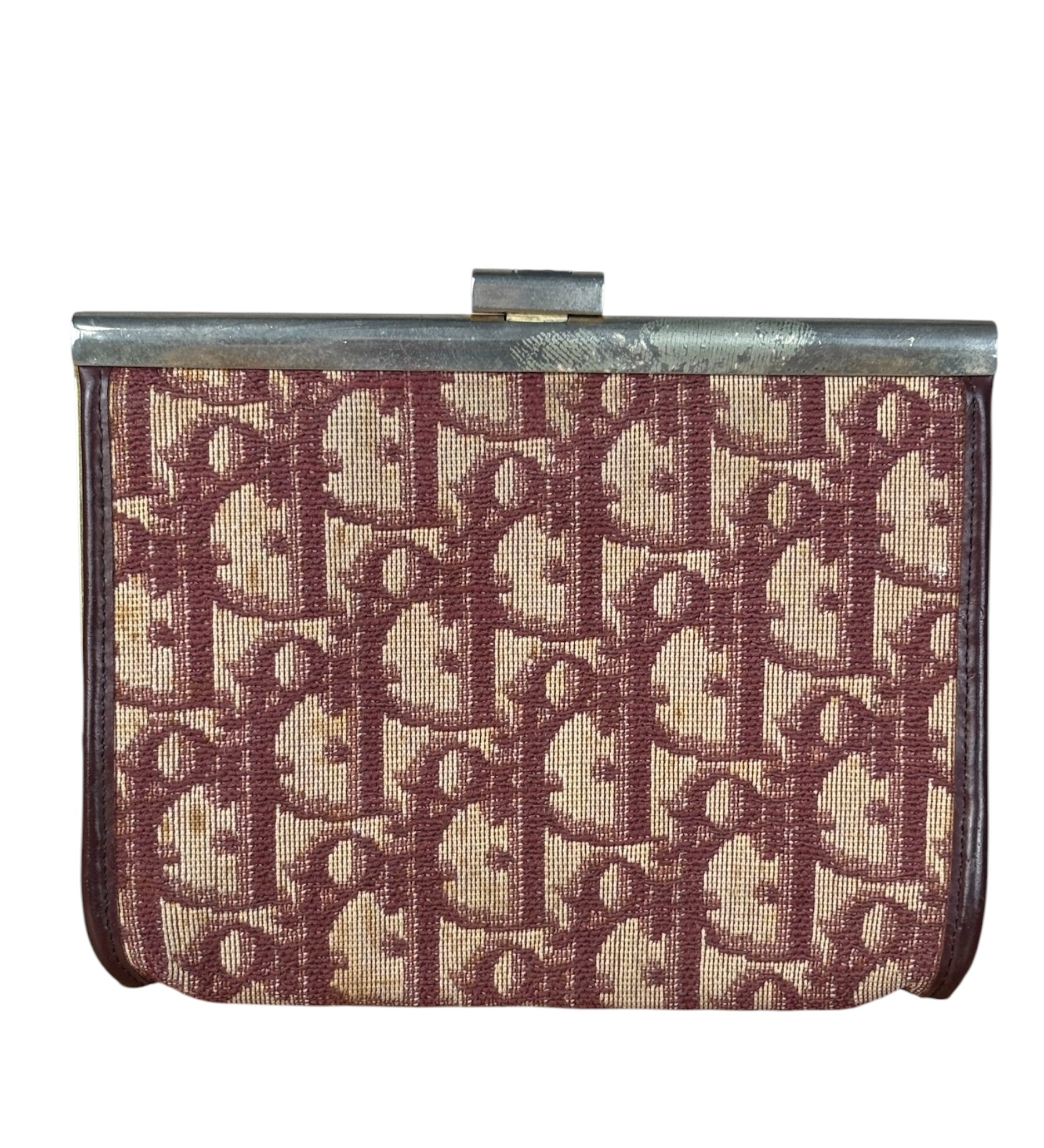 Christian Dior Vintage Trotter Oblique Clutch Bag