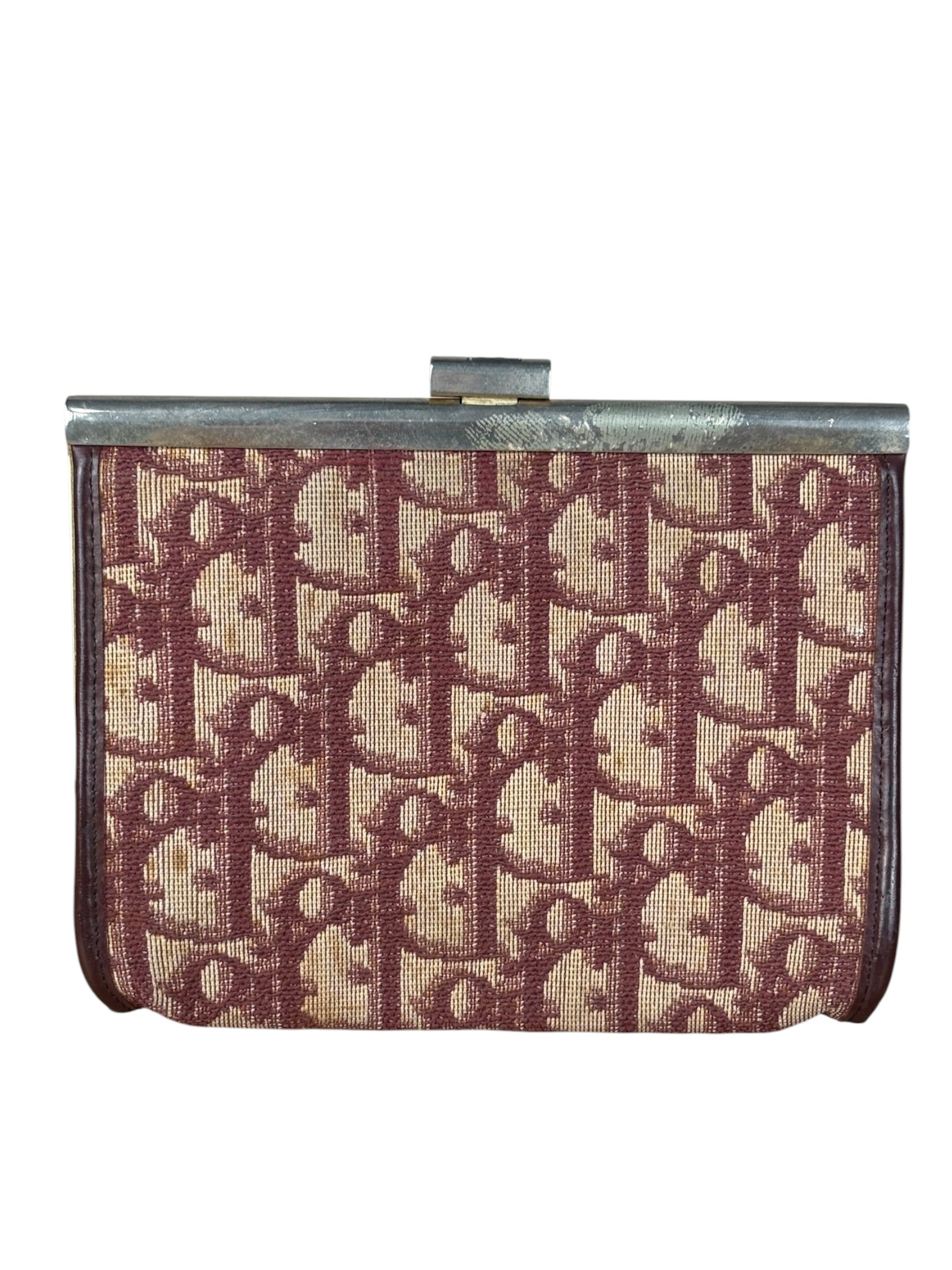 Christian Dior Vintage Trotter Oblique Clutch Bag