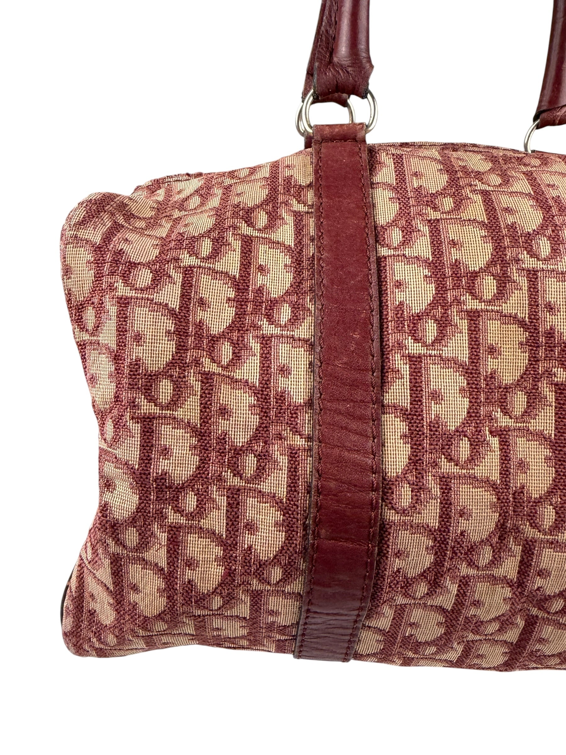 Christian Dior Vintage Monogram Trotter Boston Handbag