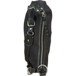 Burberry Vintage Black Canvas Crossbody Bag