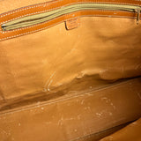 Celine Vintage Macadam Striped Shoulder Tote