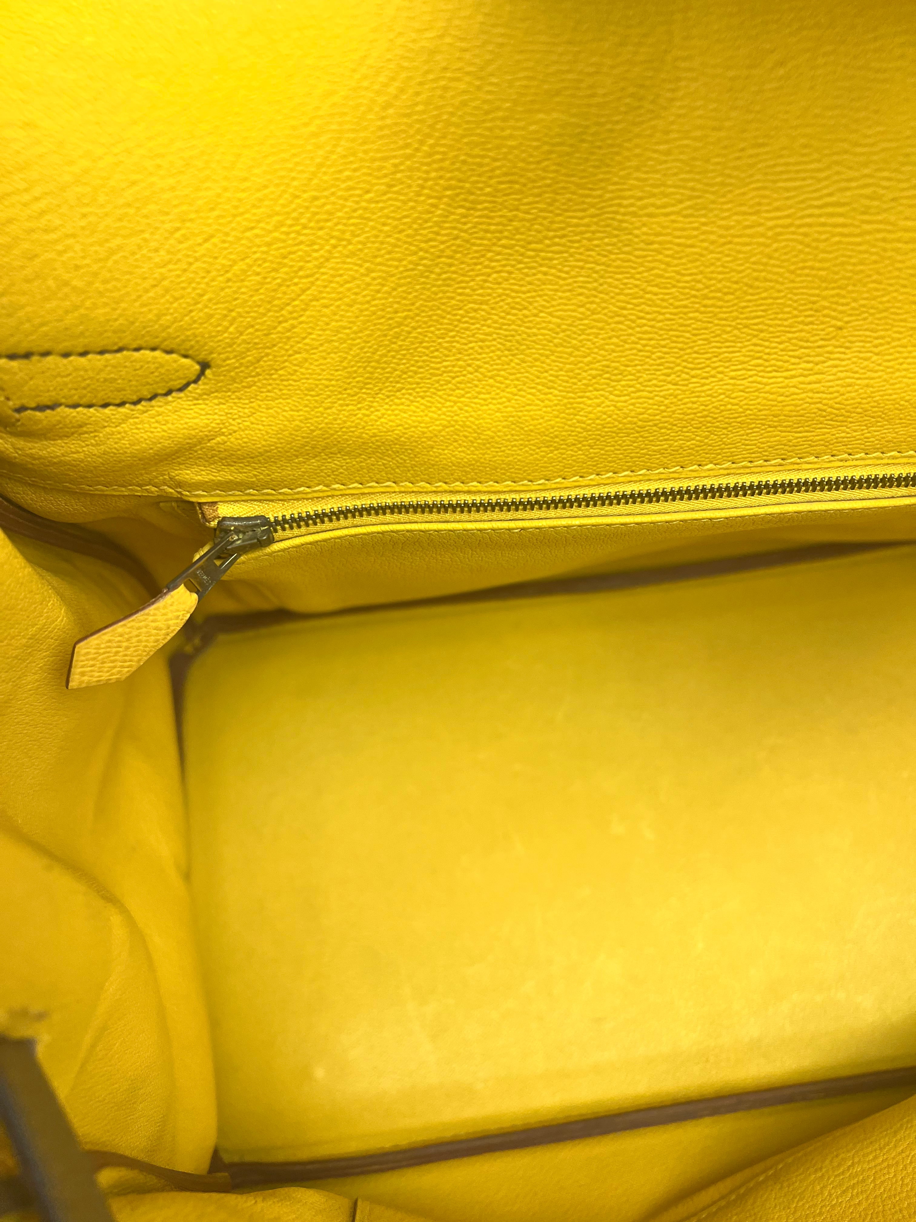 Hermes Birkin 35 Cushvel Havana x Jaune