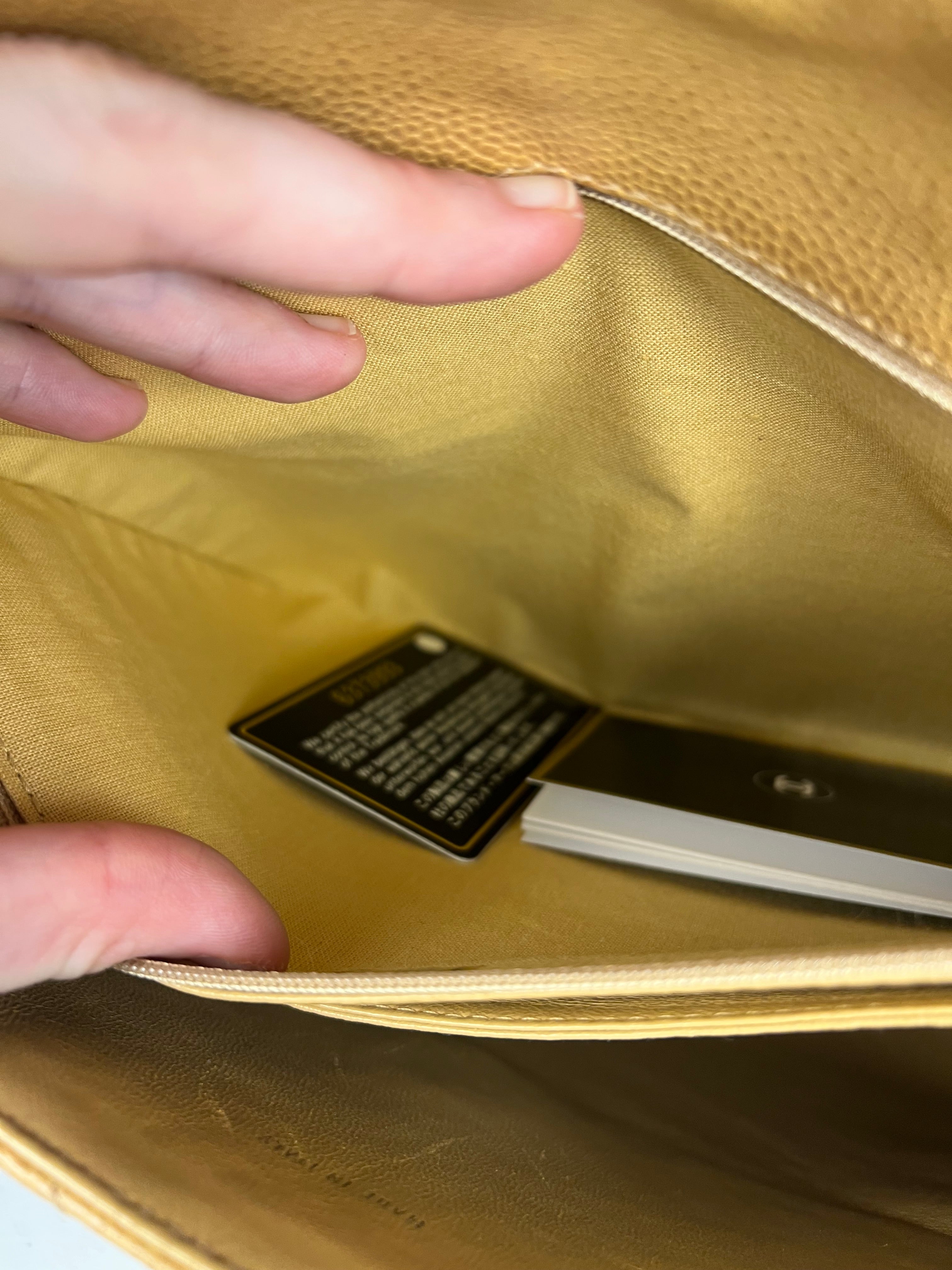 Chanel Beige Calfskin Kelly Top Handle Bag 2001