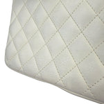 Chanel White Quilted Leather Side-Packs Dual Shoulder Bag 2019