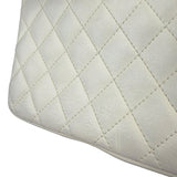 Chanel White Quilted Leather Side-Packs Dual Shoulder Bag 2019
