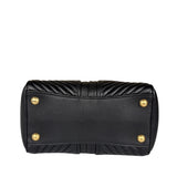 Miu Miu Black Leather Nappa Biker Tote Bag