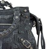 Balenciaga Neo Cagole City Bag Washed Denim