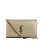 Yves Saint Laurent Cream Embossed Leather KateCrossbody Bag