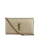 Yves Saint Laurent Cream Embossed Leather KateCrossbody Bag