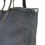 Prada Green Saffiano Leather Medium Double Tote Bag