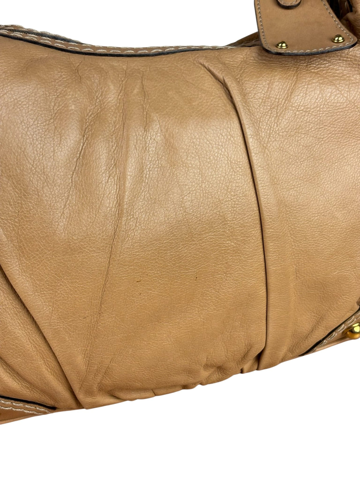 Gucci Jockey Hobo Light Brown