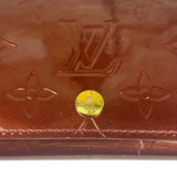 Louis Vuitton Burgundy Vernis Elise Compact Wallet