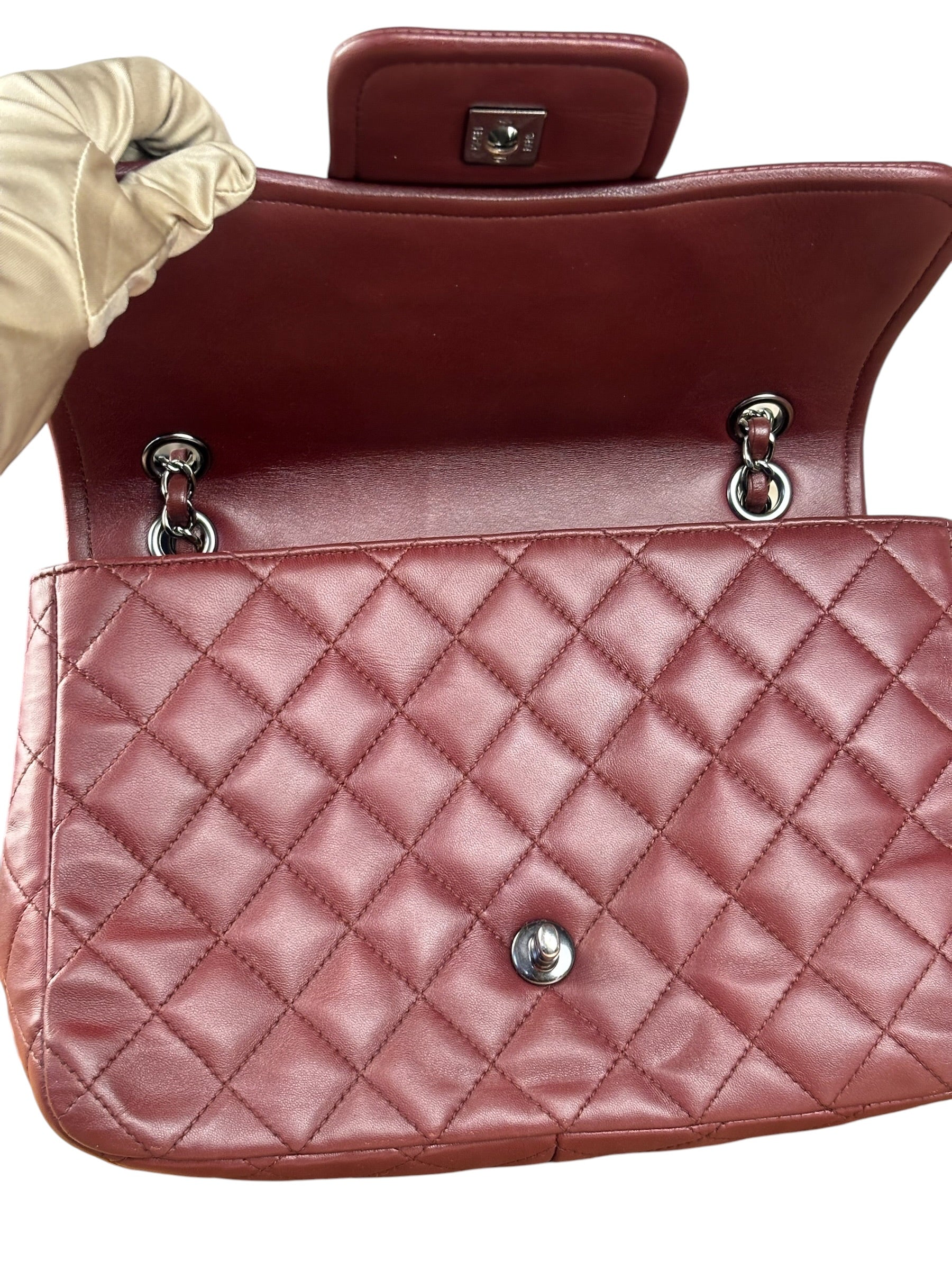 Chanel Burgundy Elementary Chic Flap 2018