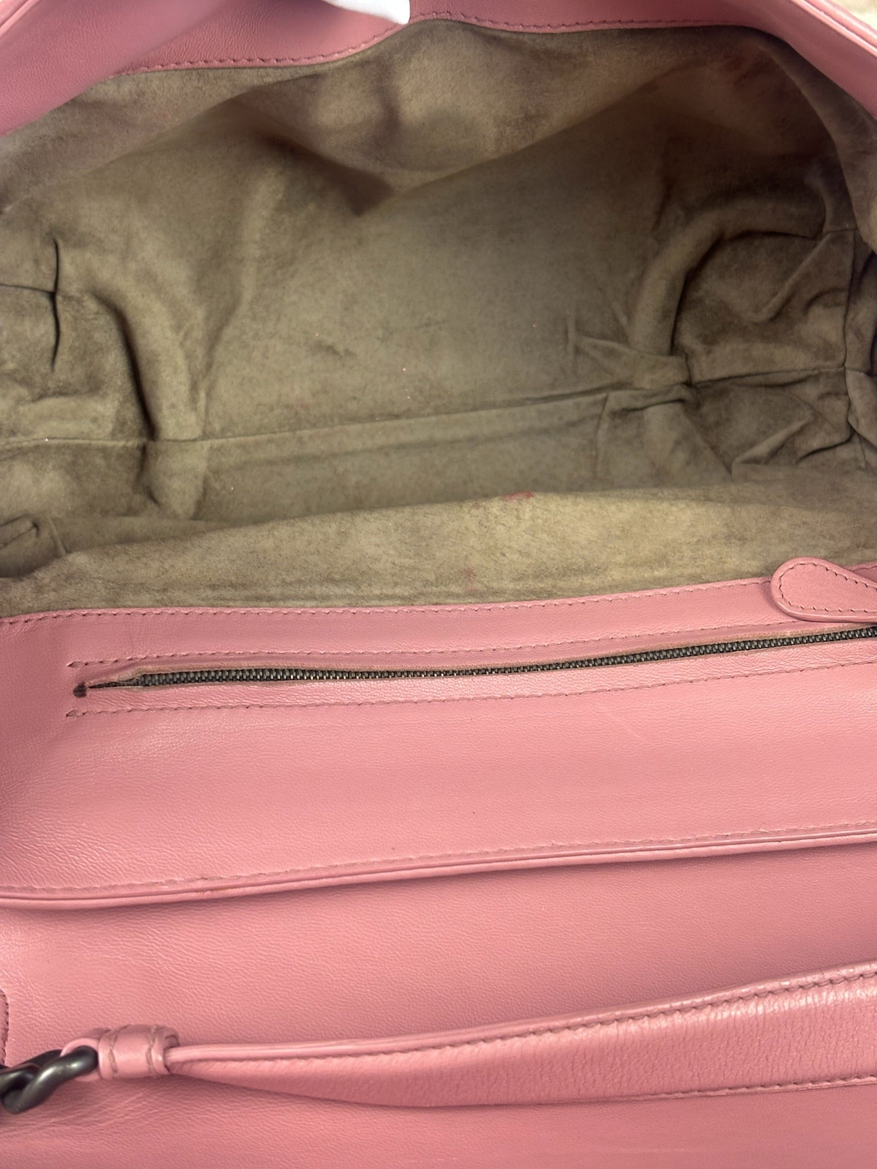 Bottega Veneta Purple Leather Rialto Intrecciato Shoulder Bag