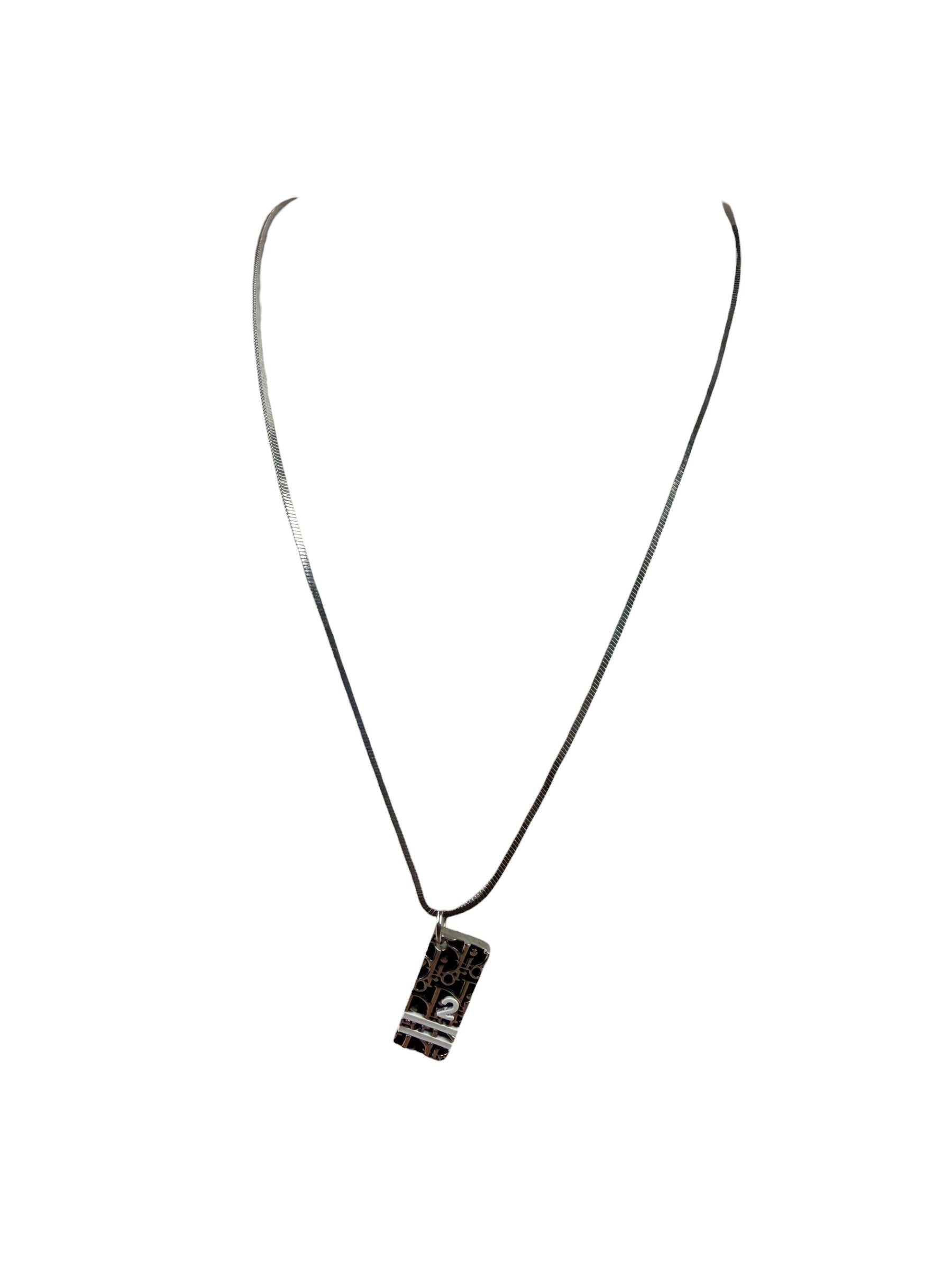 Christian Dior No. 2 Trotter Pendant Necklace