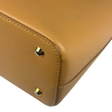 Burberry Vintage Beige Leather Shoulder Bag