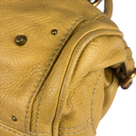 Chloe Yellow Leather Paddington Shoulder Bag