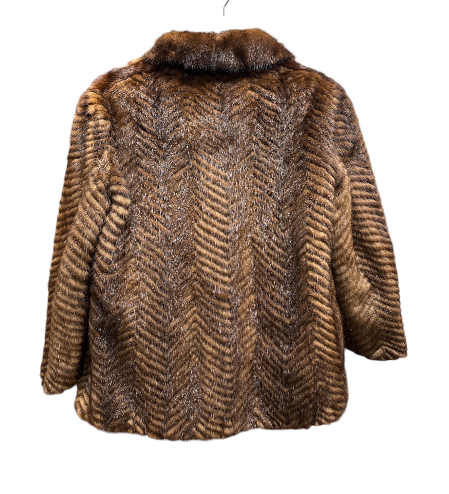 Gifu Mouhi Brown Mink Fur Coat