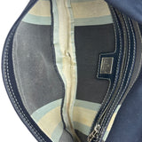 Fendi FF Wave Buckle Denim Baguette