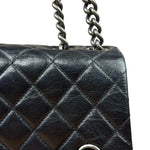 Chanel Black Leather Quilted Leather 31 Rue Cambon Flap Bag 2014