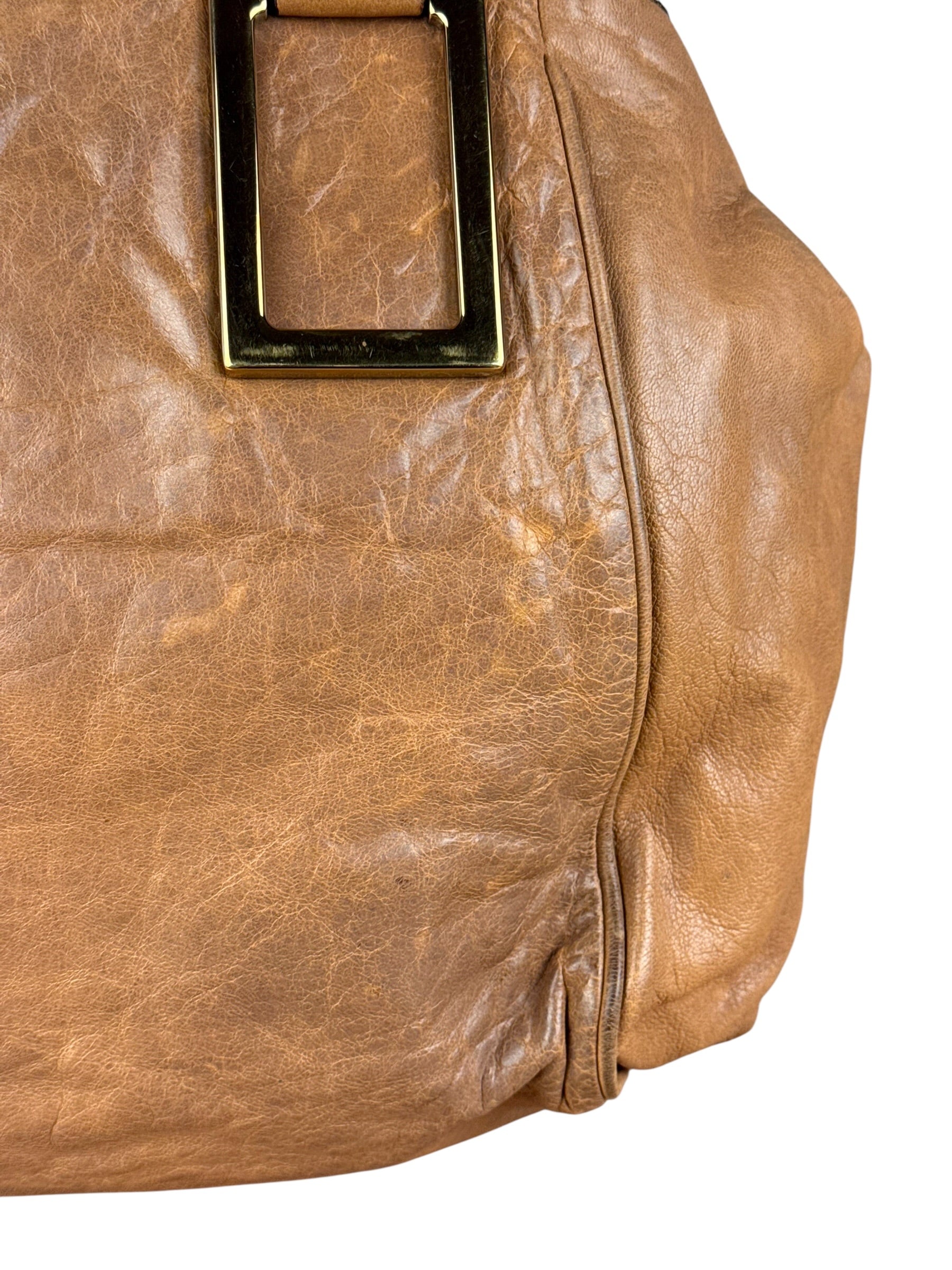 Chloé Brown Leather Ethel Tote Bag