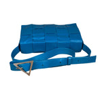 Bottega Veneta Cyan Leather Cassete Bag