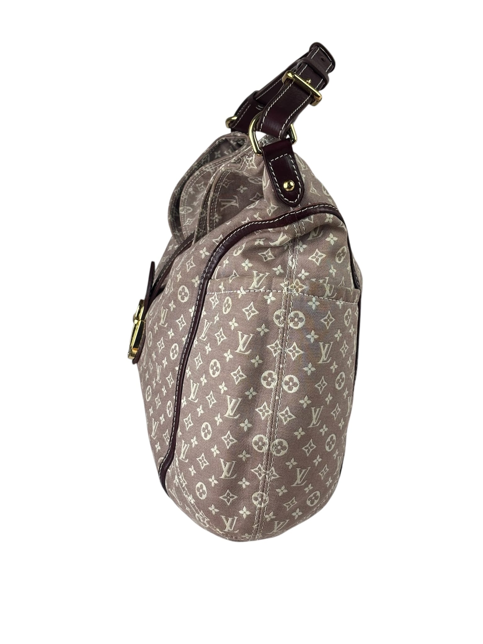 Louis Vuitton Brown Leather Trim Monogram Idylle Romance
