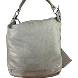 Balenciaga Grey Lambskin Day Moto Hobo Bag
