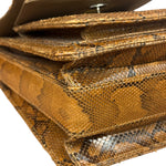 Vintage Snakeskin Top Handle Bag