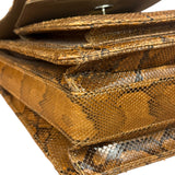 Vintage Snakeskin Top Handle Bag