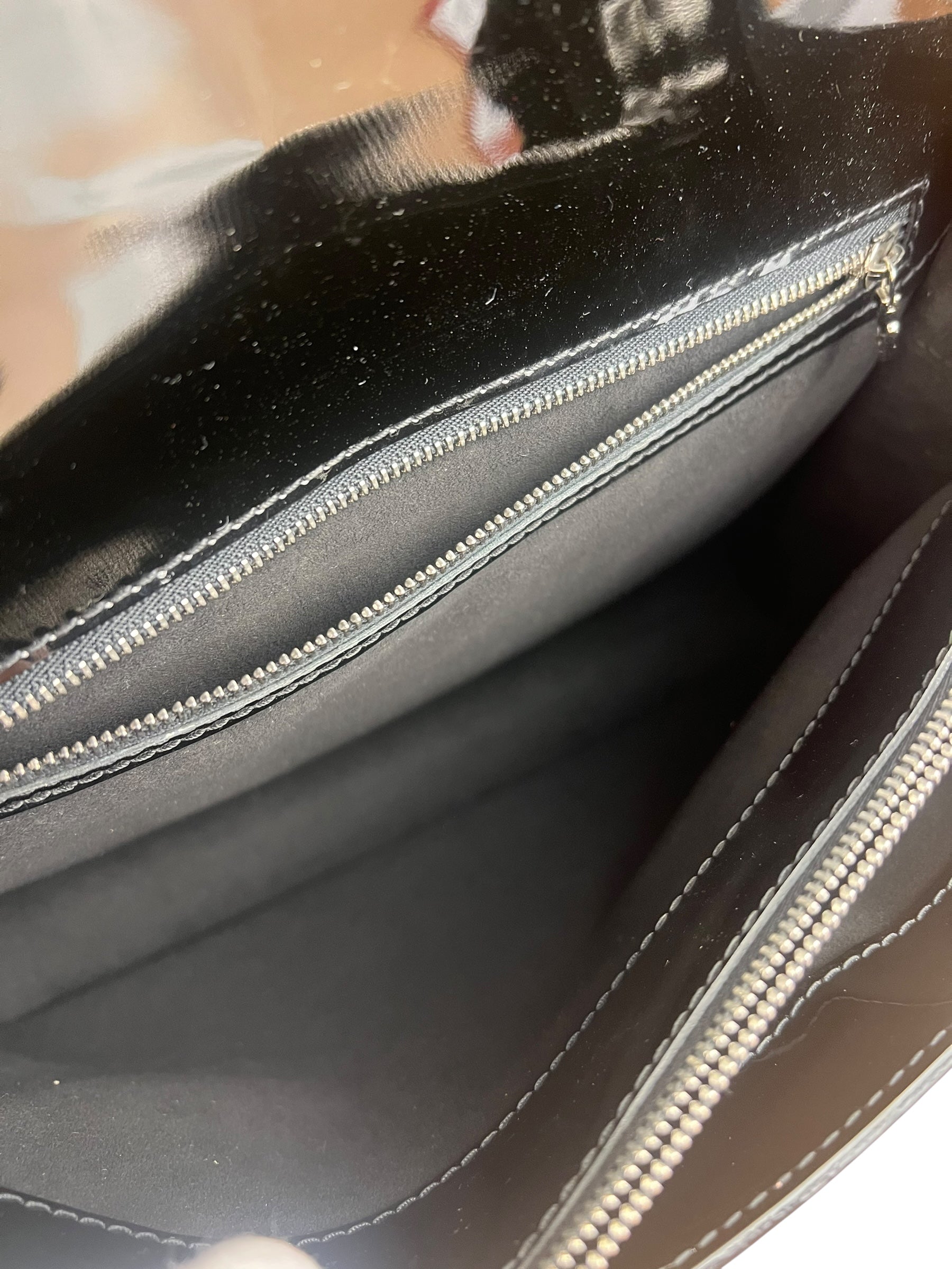 Louis Vuitton Black Electric Epi Sévigné 2Way Handbag