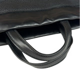 Gucci Black Leather Drawstring Backpack