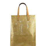Louis Vuitton Yellow Vernis Reade Tote MM