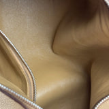 Prada Beige Leather Vitello Daino Buckle Shoulder Bag